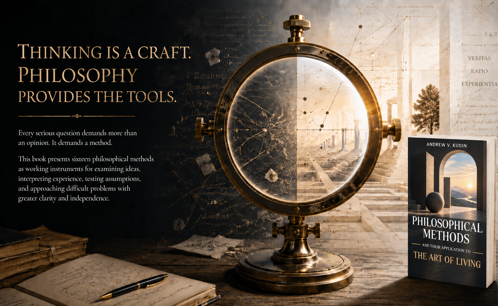 Promotional image for Philosophical Methods and Their Application to the Art of Living by Andrew V. Kudin
